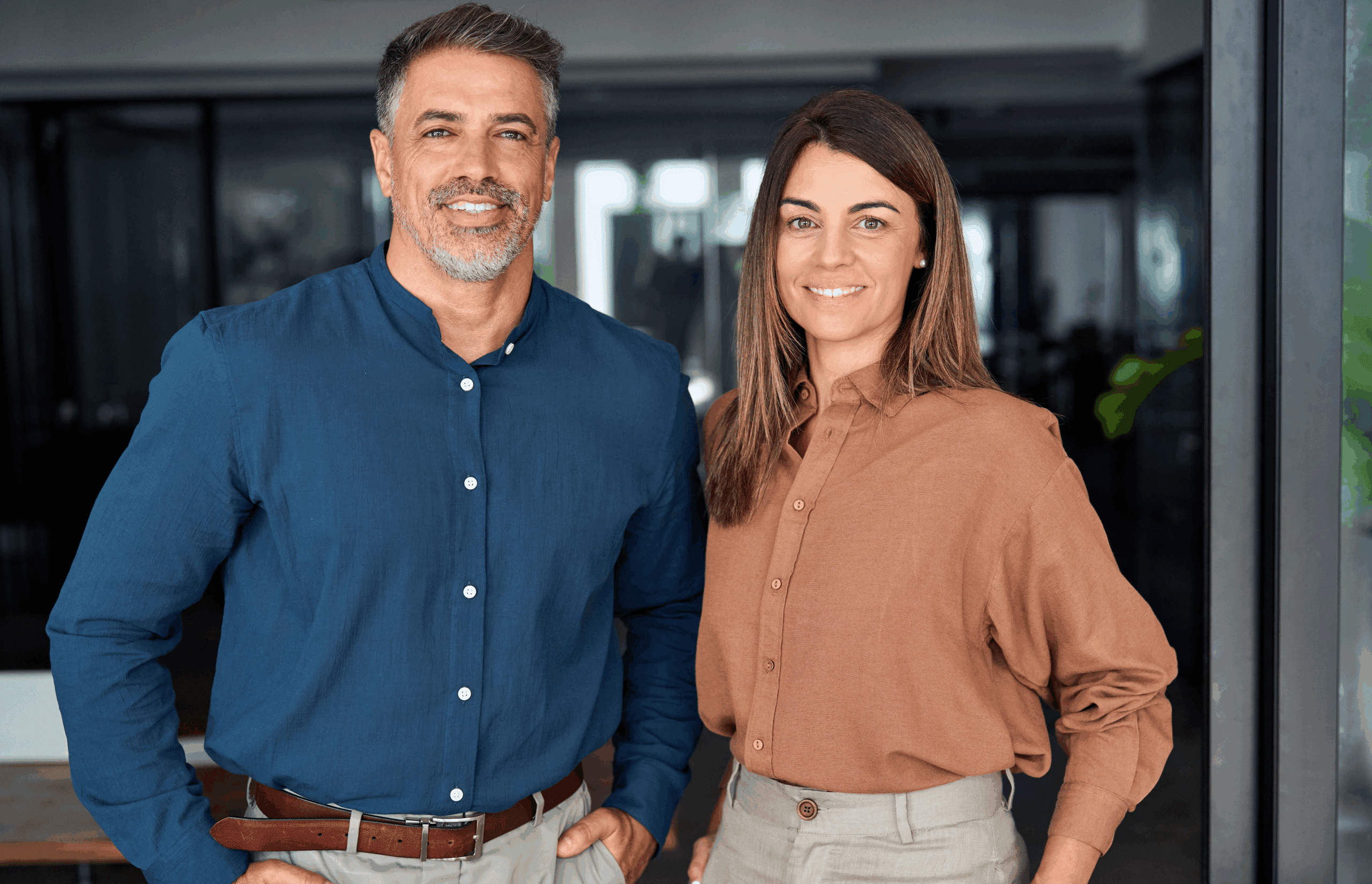 Business owner couple